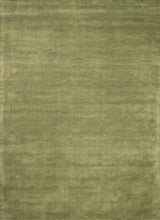 Brockton Solid Wool Sage Green Runner Rug