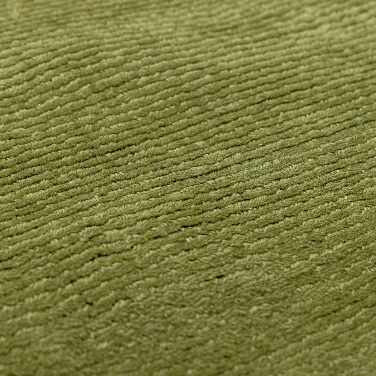 Brockton Solid Wool Sage Green Runner Rug