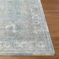 Pryce Blue Gray Runner Rug