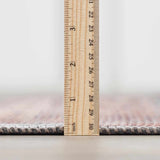 Baltinglass Rust & Blue Washable Runner Rug - Clearance