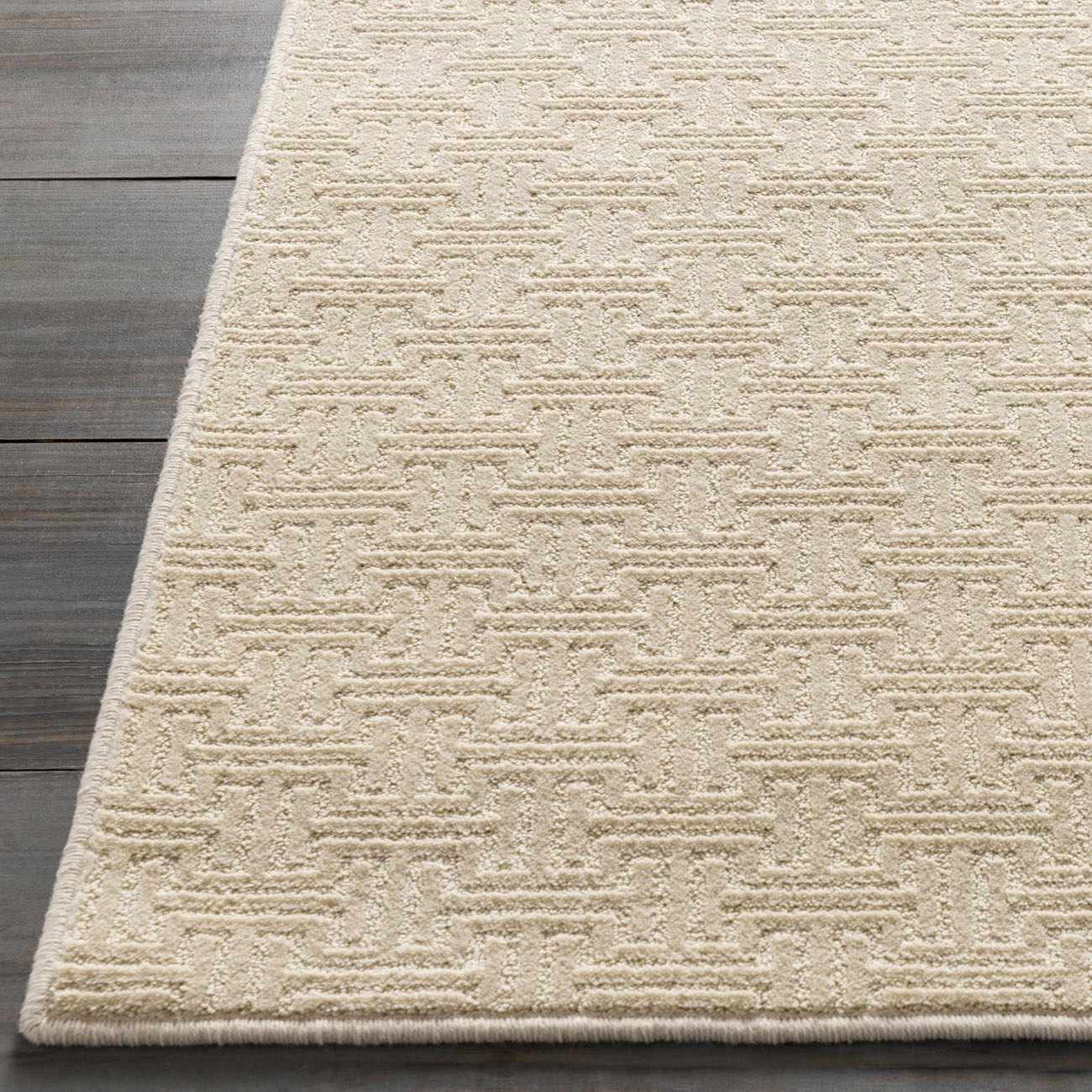 Custom Size Chandler Cream Runner Rug