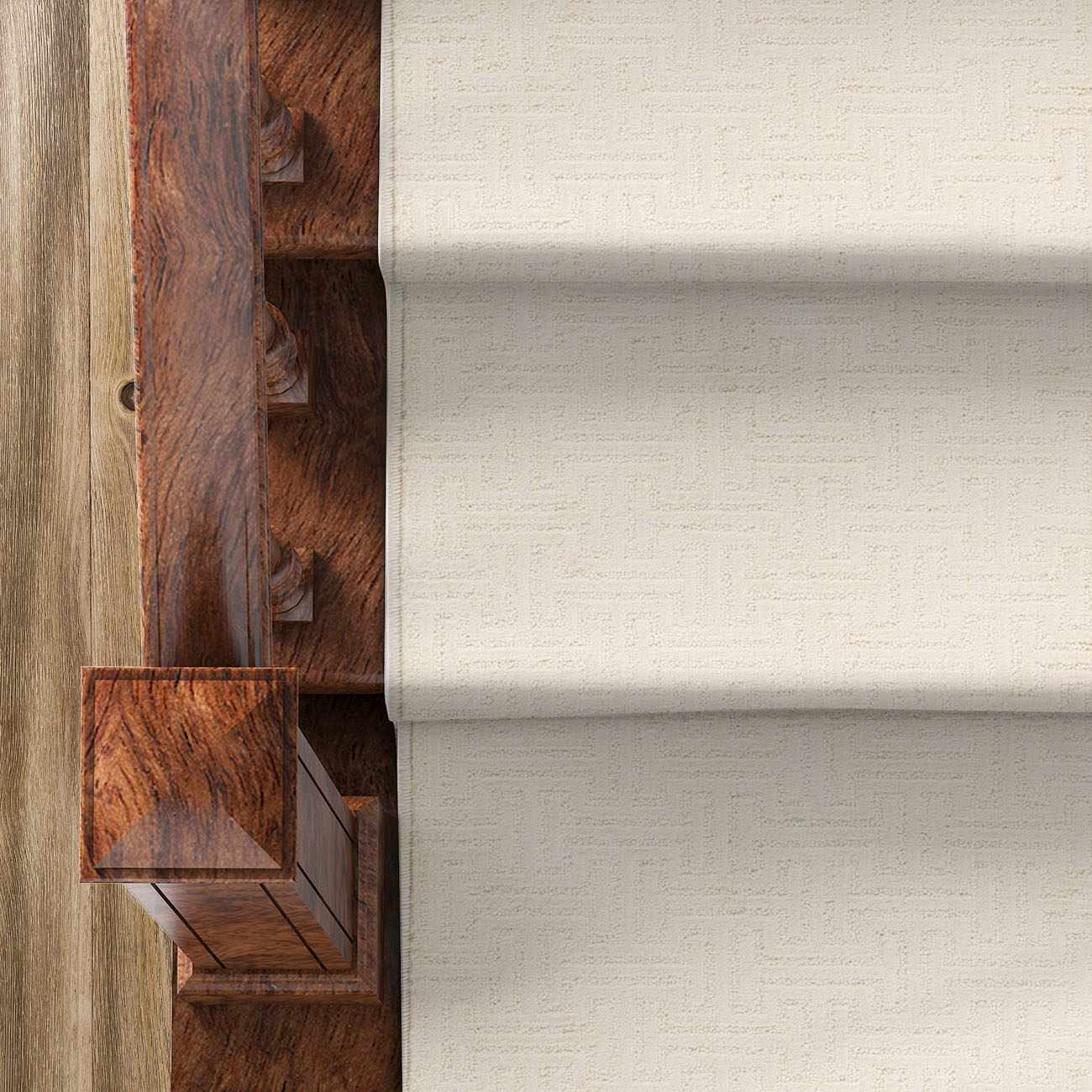 Custom Size Chandler Cream Runner Rug