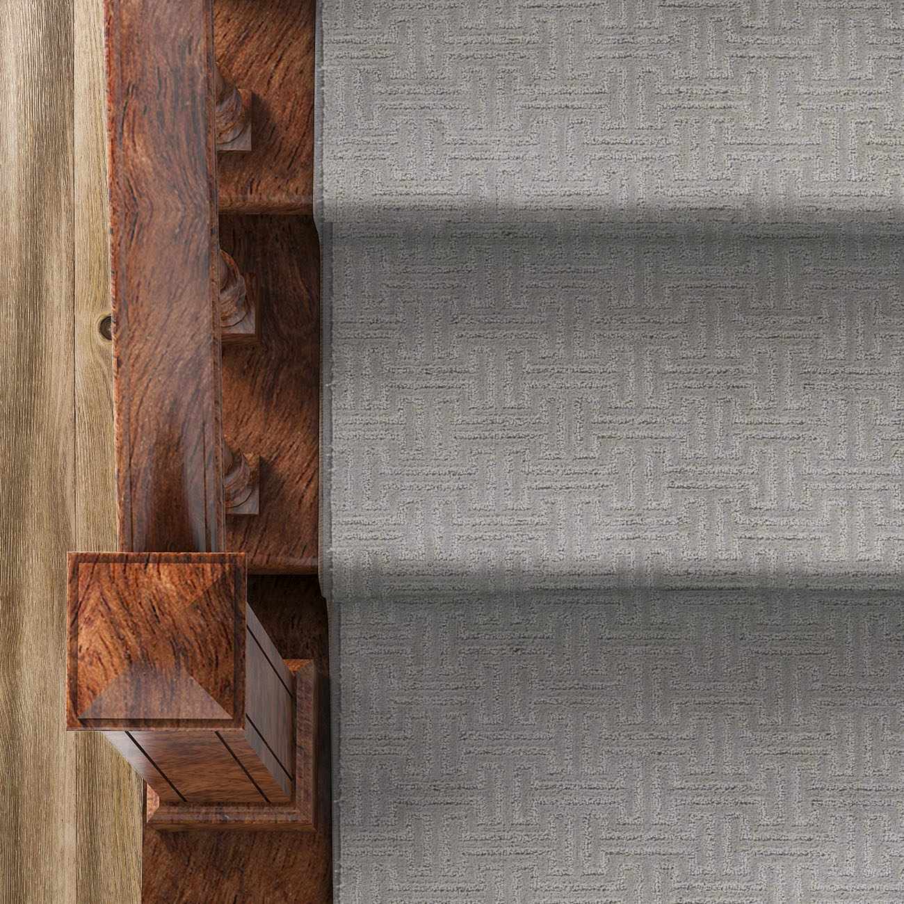 Custom Size Chandler Dark Gray Runner Rug