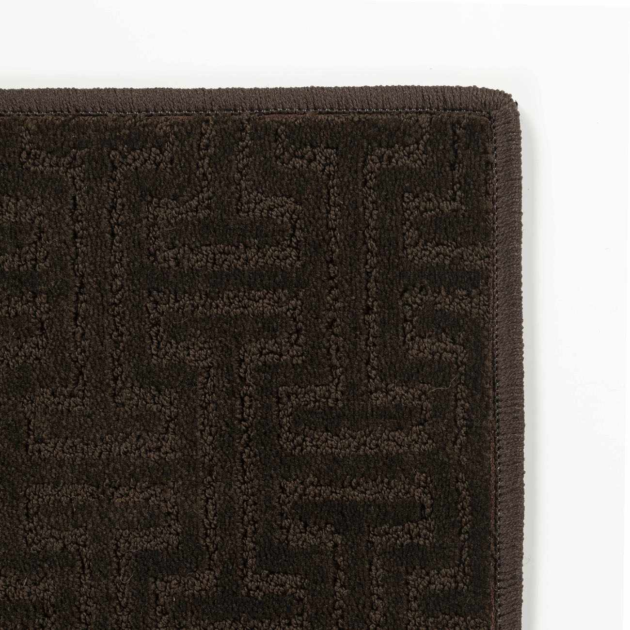 Custom Size Chandler Dark Brown Runner Rug