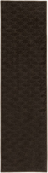 Custom Size Chandler Dark Brown Runner Rug