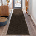 Custom Size Chandler Dark Brown Runner Rug