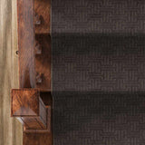 Custom Size Chandler Dark Brown Runner Rug