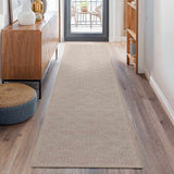 Custom Size Chandler Light Brown Runner Rug