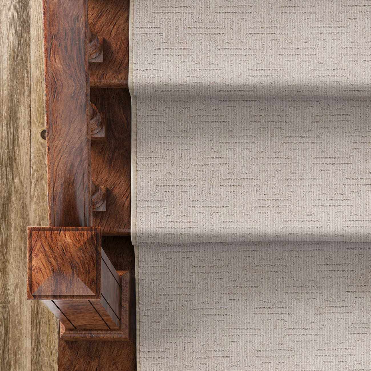 Custom Size Chandler Light Brown Runner Rug