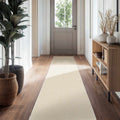 Custom Size Felipe Ivory Runner Rug