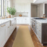 Custom Size Freya Light Brown Runner Rug