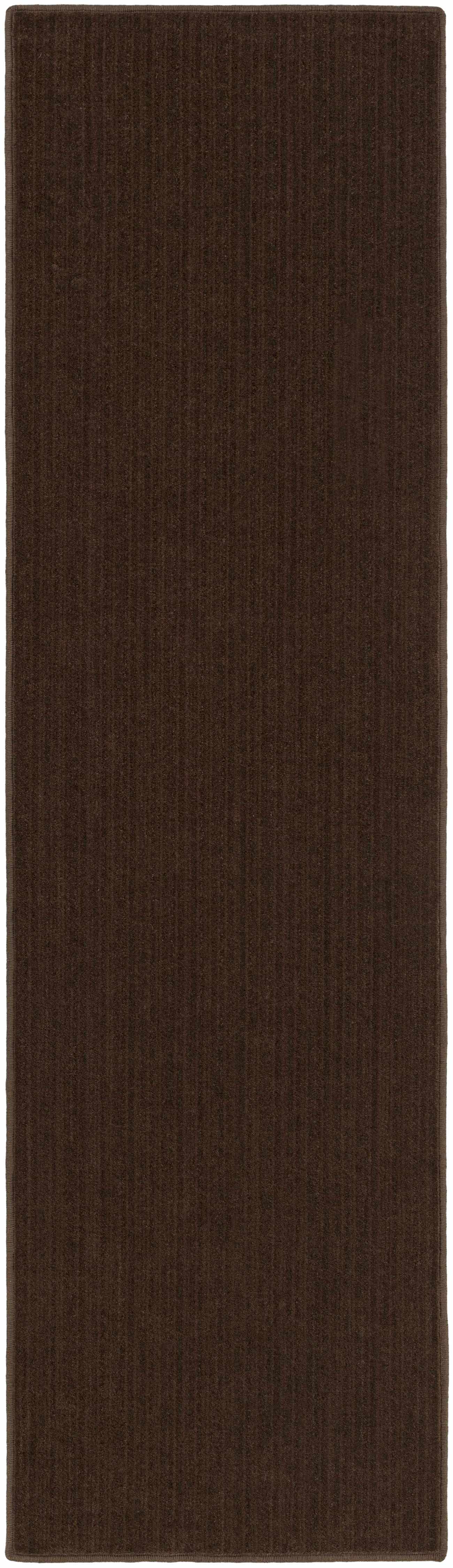 Custom Size Freya Brown Runner Rug