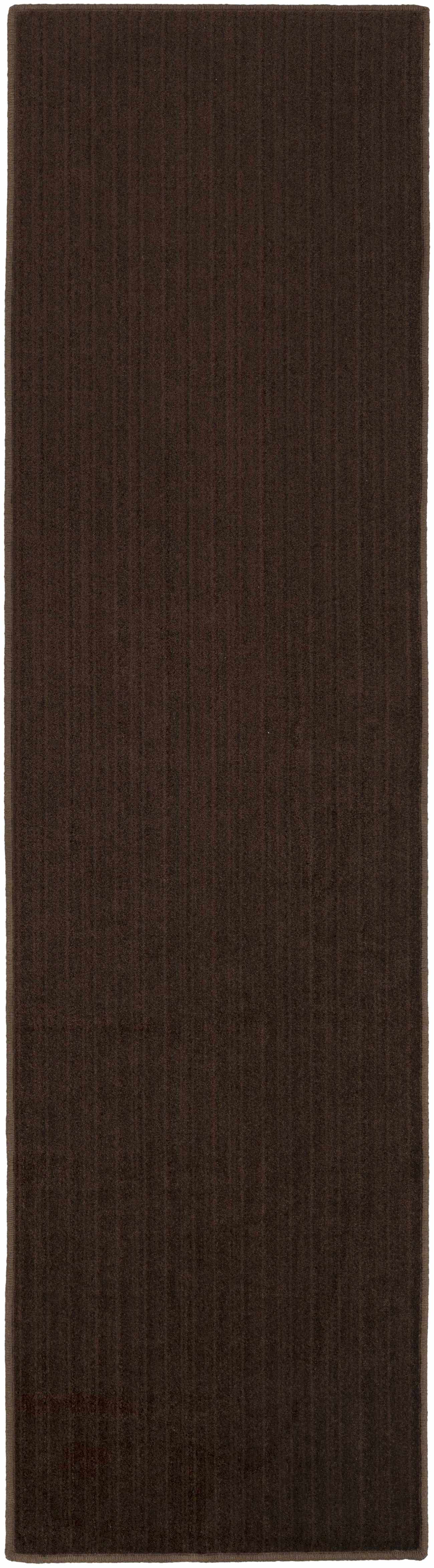 Custom Size Freya Dark Brown Runner Rug