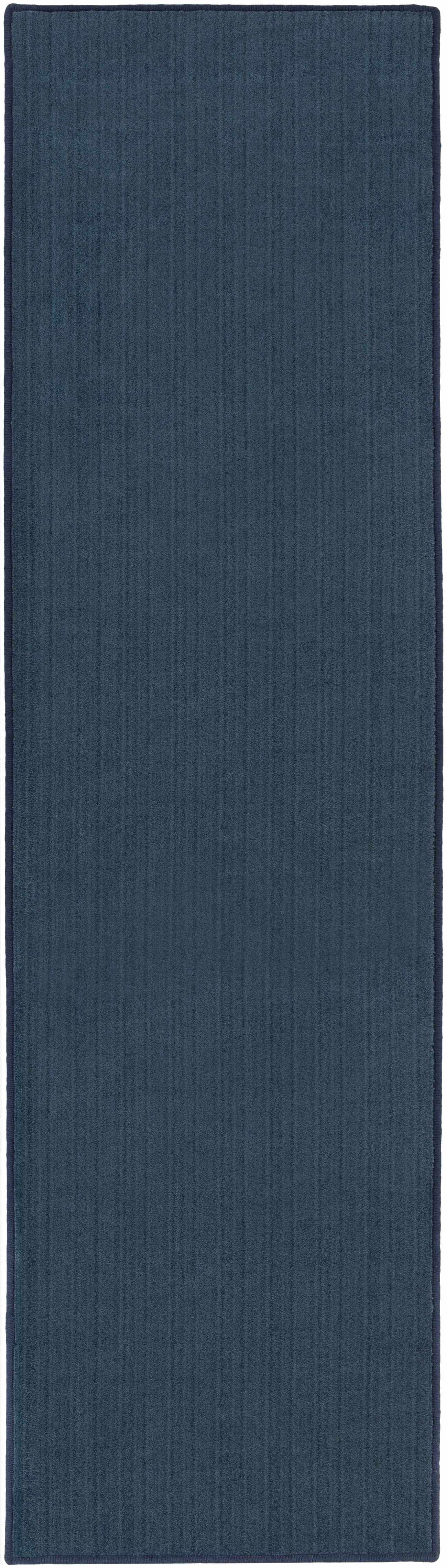 Custom Size Freya Dark Blue Runner Rug