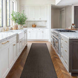 Custom Size Freya Charcoal Runner Rug