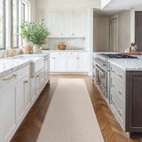 Custom Size Gaze Beige Runner Rug