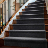 Custom Size Gaze Black Runner Rug