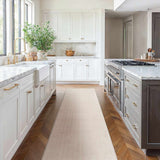 Custom Size Gunther Off White Hand Loomed Runner Rug