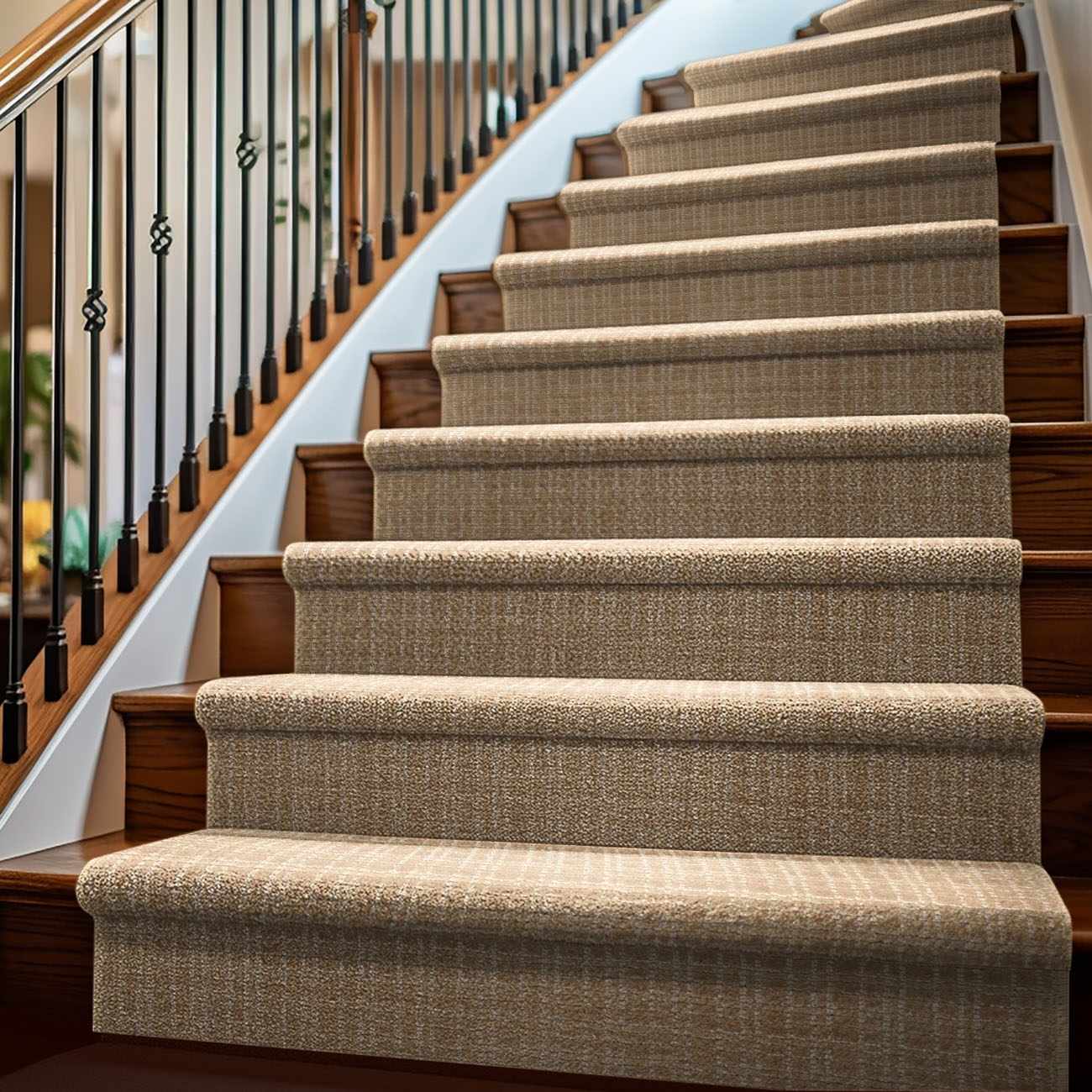 Custom Size Gunther Brown Hand Loomed Runner Rug