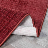 Custom Size Gunther Red Hand Loomed Runner Rug