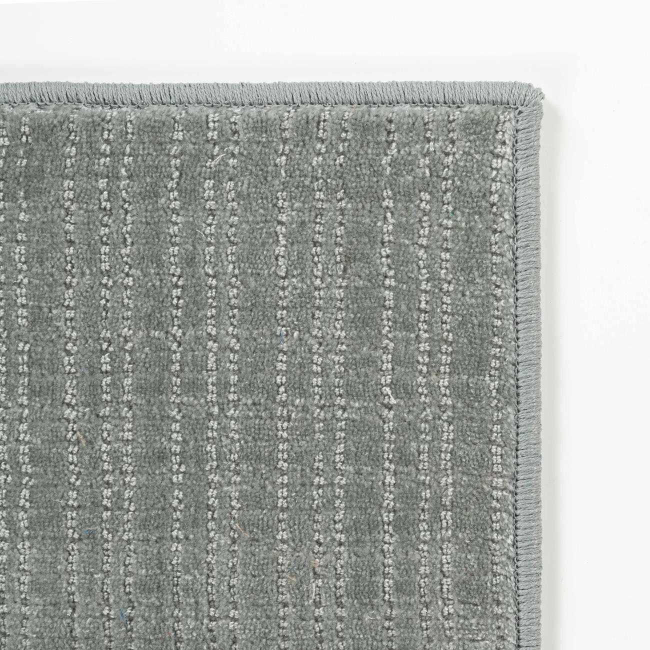 Custom Size Gunther Gray Hand Loomed Runner Rug