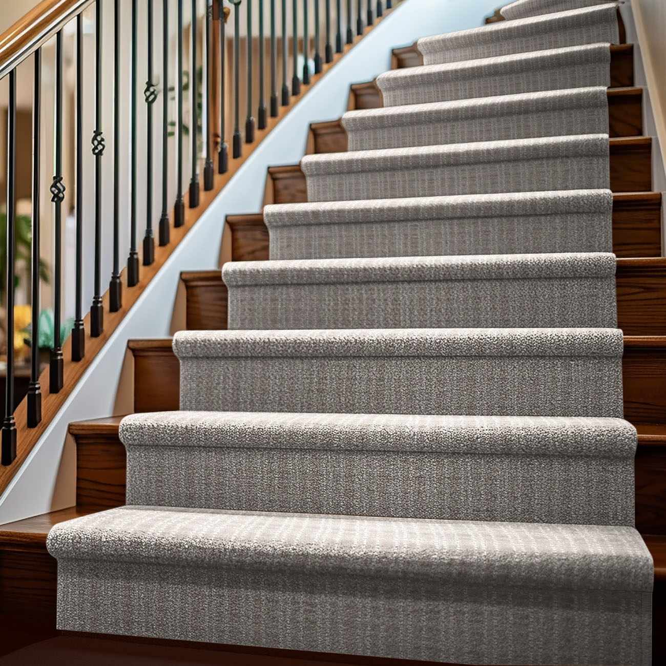 Custom Size Gunther Beige Hand Loomed Runner Rug