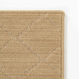 Custom Size Hawkins Dark Beige Diamond Runner Rug
