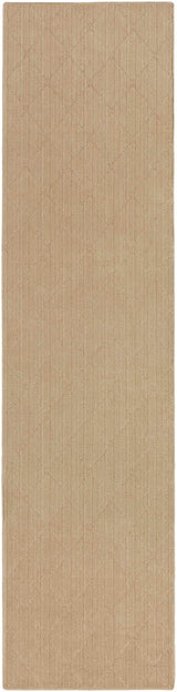 Custom Size Hawkins Dark Beige Diamond Runner Rug