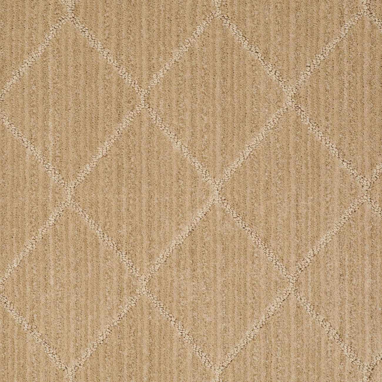 Custom Size Hawkins Dark Beige Diamond Runner Rug