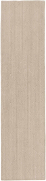 Custom Size Hawkins Beige Diamond Runner Rug