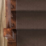 Custom Size Hawkins Dark Brown Diamond Runner Rug