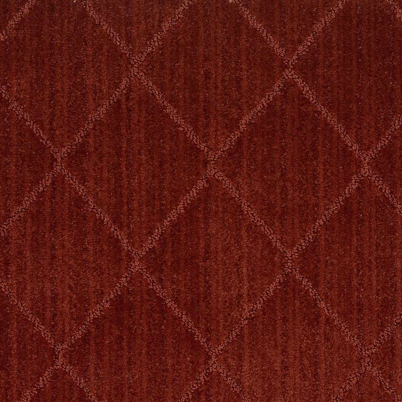 Custom Size Hawkins Dark Red Diamond Runner Rug