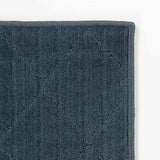 Custom Size Hawkins Dark Blue Diamond Runner Rug