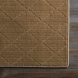 Custom Size Hawkins Brown Diamond Runner Rug