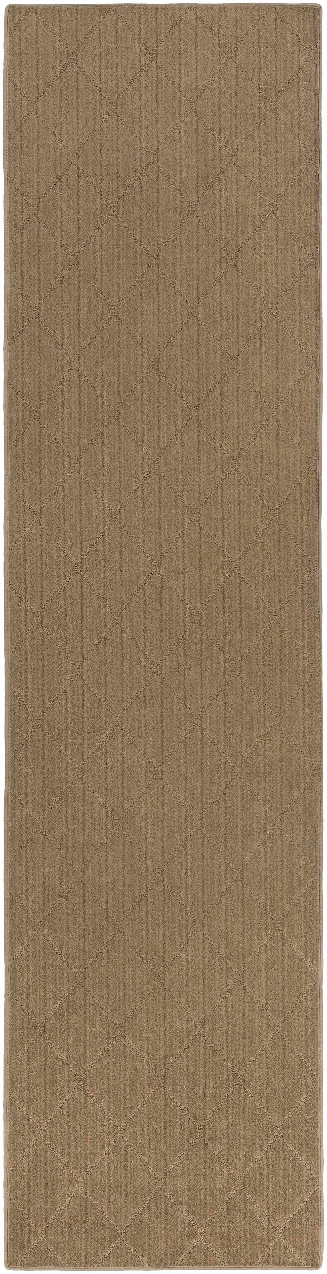Custom Size Hawkins Brown Diamond Runner Rug