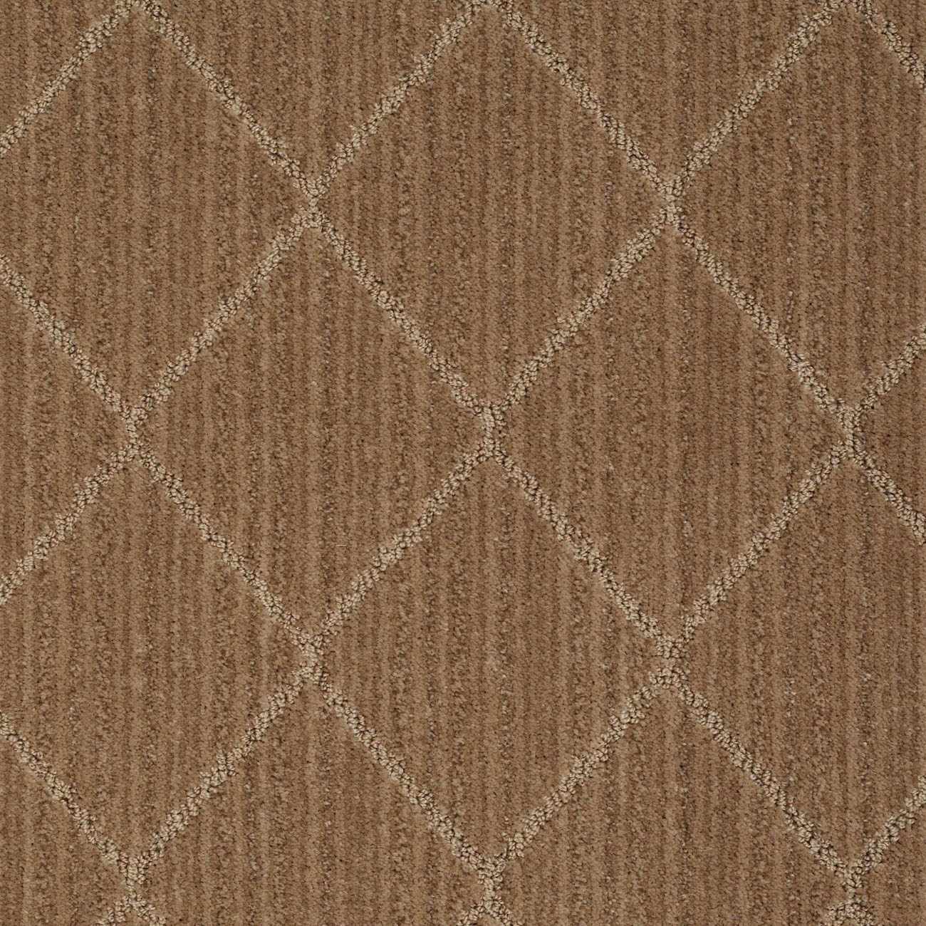 Custom Size Hawkins Brown Diamond Runner Rug