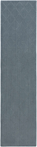 Custom Size Hawkins Blue Diamond Runner Rug