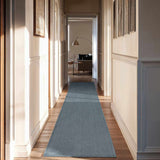 Custom Size Hawkins Blue Diamond Runner Rug