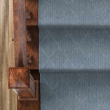 Custom Size Hawkins Blue Diamond Runner Rug