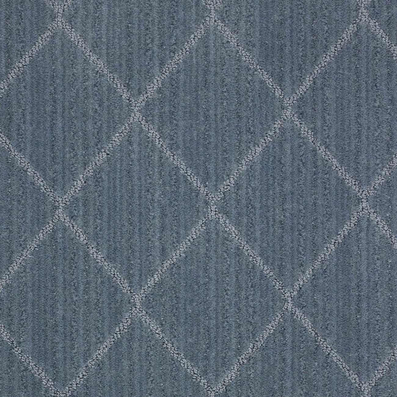 Custom Size Hawkins Blue Diamond Runner Rug