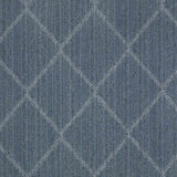 Custom Size Hawkins Blue Diamond Runner Rug