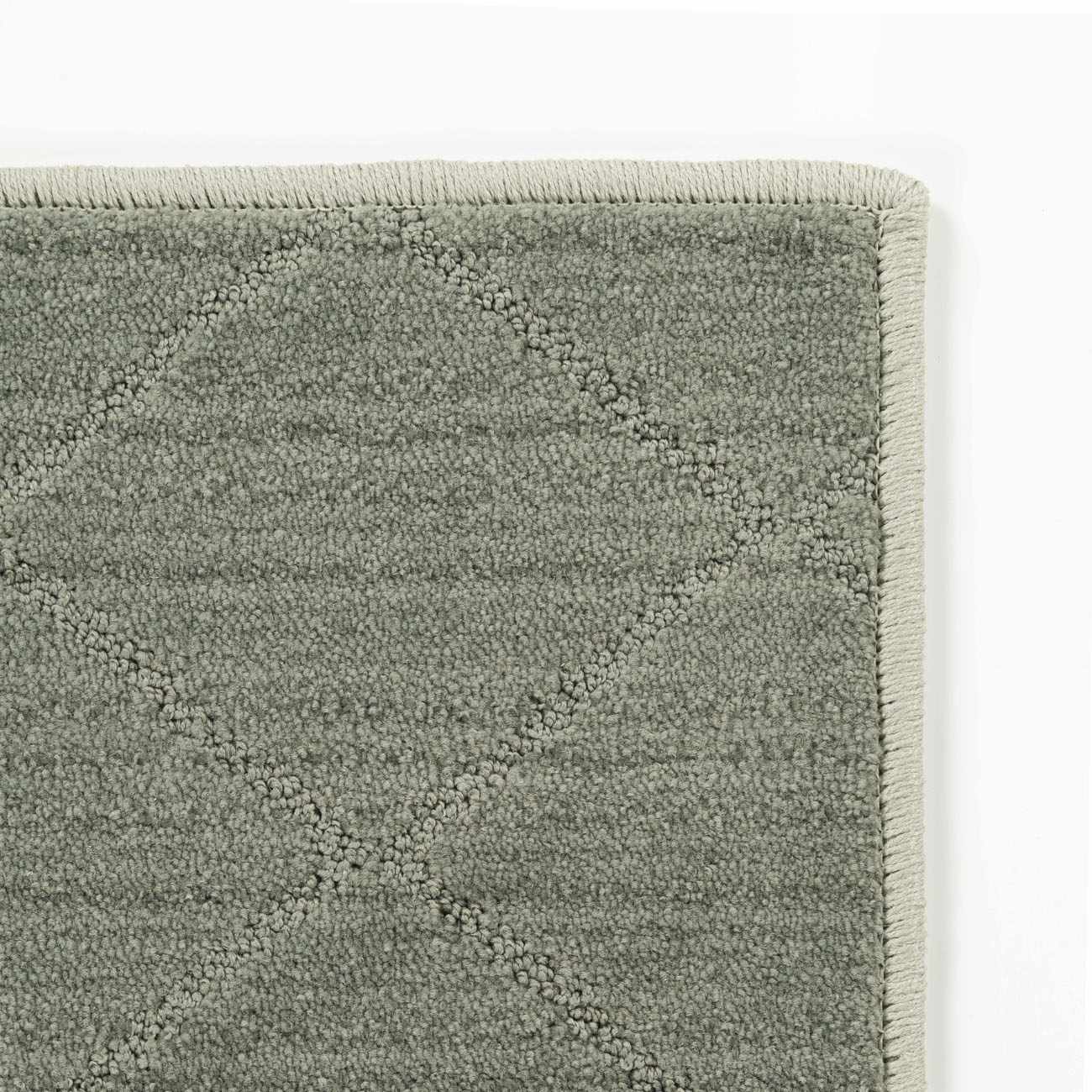 Custom Size Hawkins Green Diamond Runner Rug