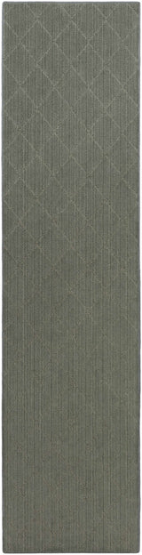 Custom Size Hawkins Green Diamond Runner Rug