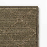Custom Size Hawkins Medium Brown Diamond Runner Rug