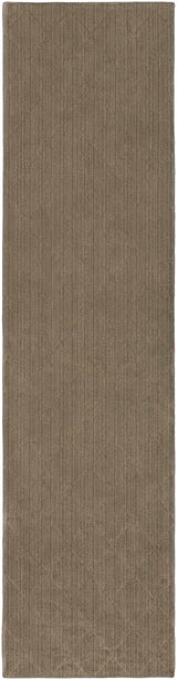 Custom Size Hawkins Medium Brown Diamond Runner Rug
