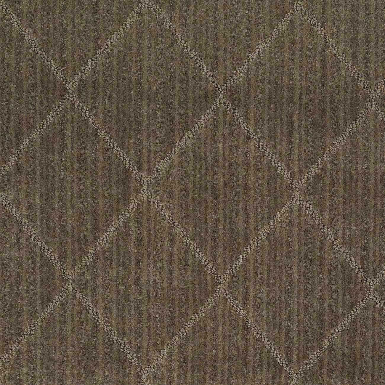 Custom Size Hawkins Medium Brown Diamond Runner Rug