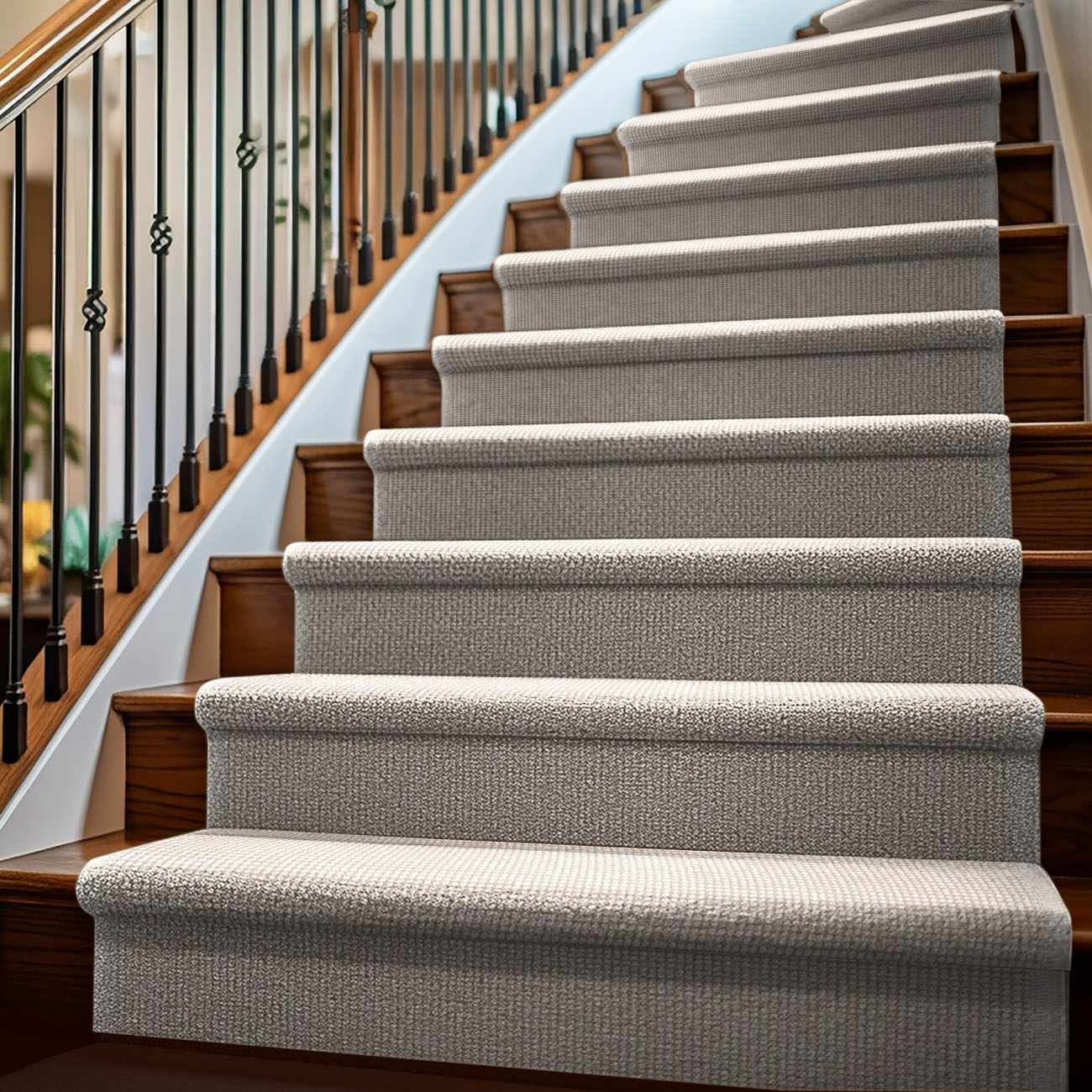 Custom Size Jones Beige Runner Rug