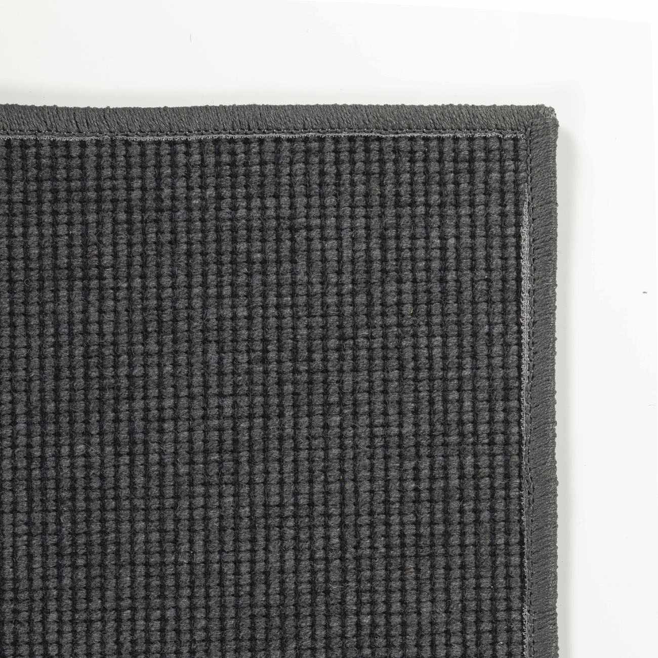 Custom Size Jones Charcoal Runner Rug