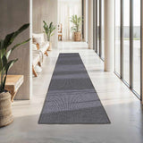 Custom Size Jones Charcoal Runner Rug