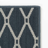 Custom Size Leilani Dark Blue Runner Rug